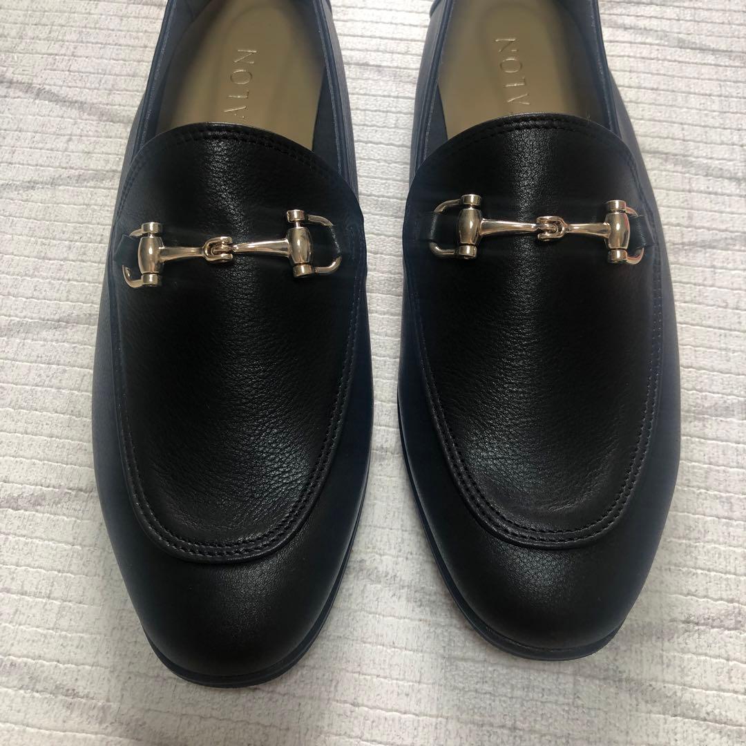 【新品】Le Talonレザービットバブーシュ　24.5㎝