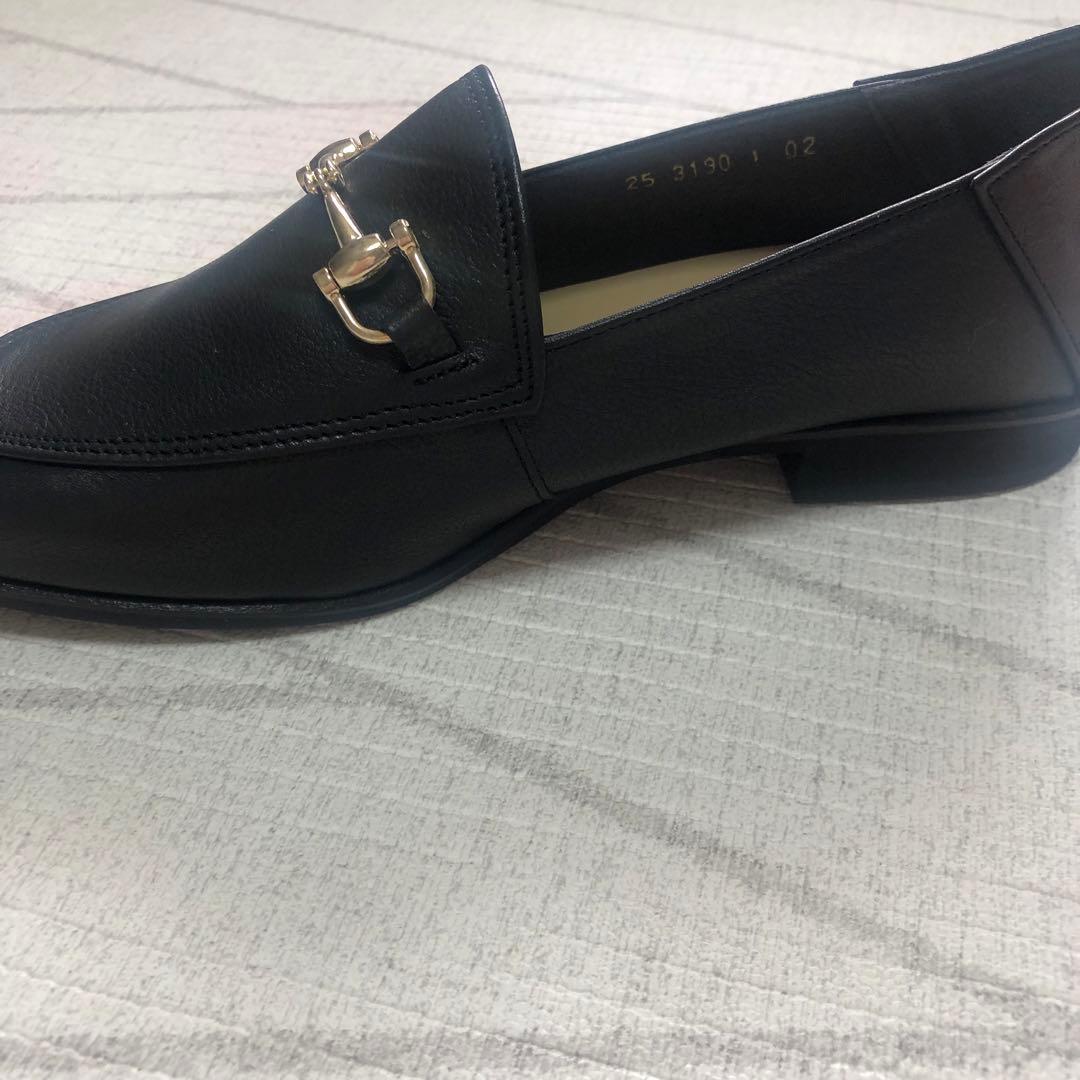 【新品】Le Talonレザービットバブーシュ　24.5㎝