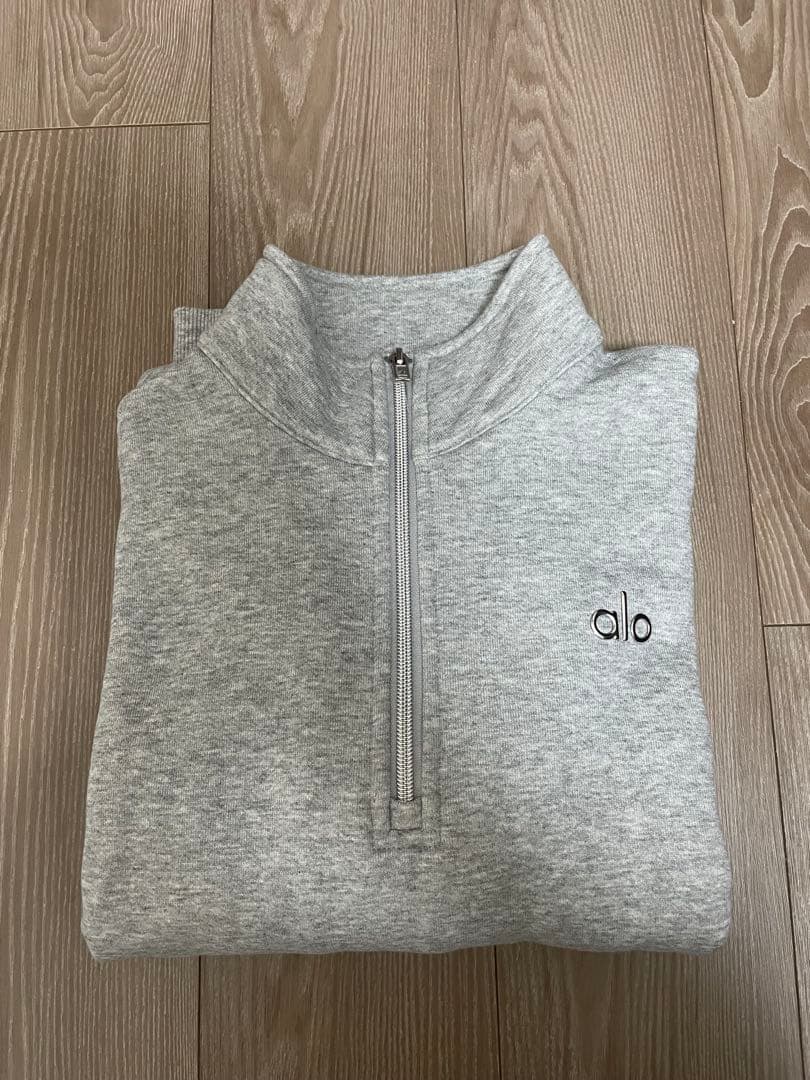 alo Accolade 1/4ジップ プルオーバー XXSサイズ グレー