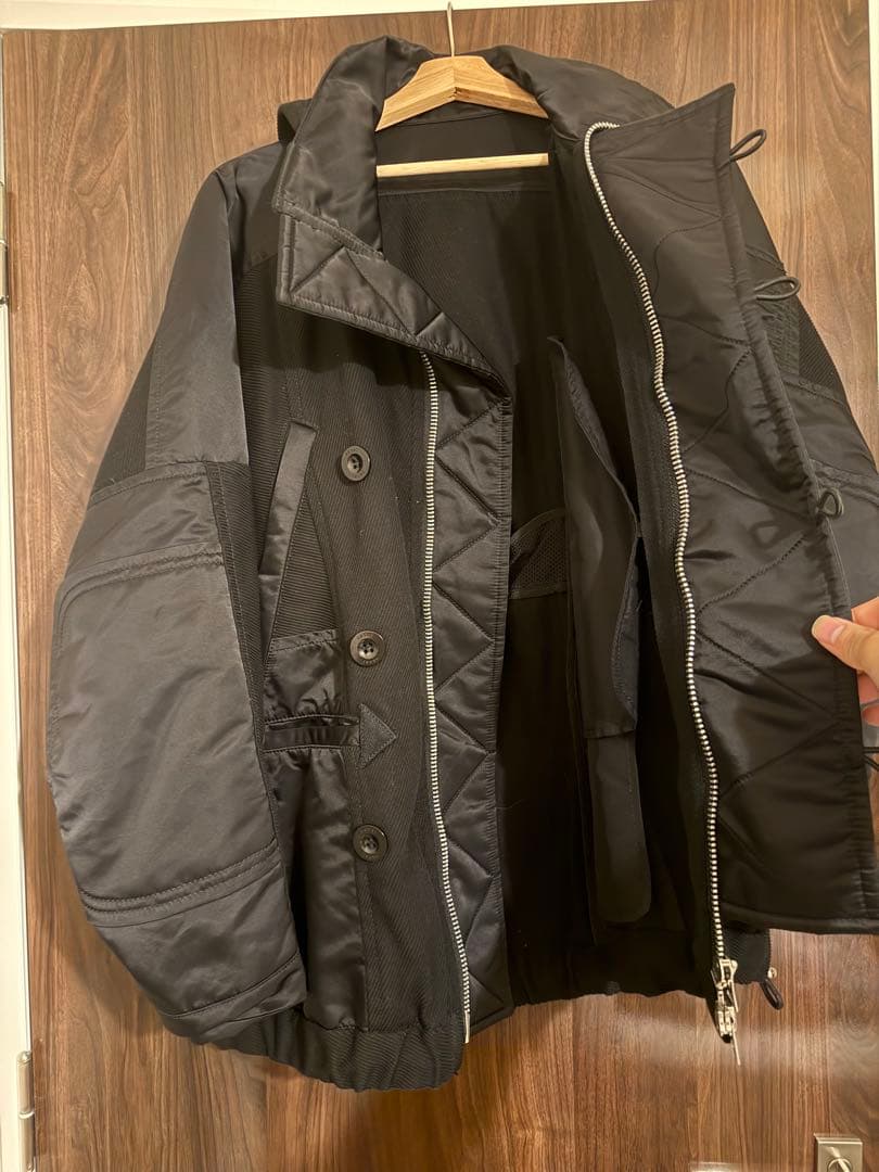 ジャケット・アウター Sacai 20aw Cotton Twill Nylon blouson