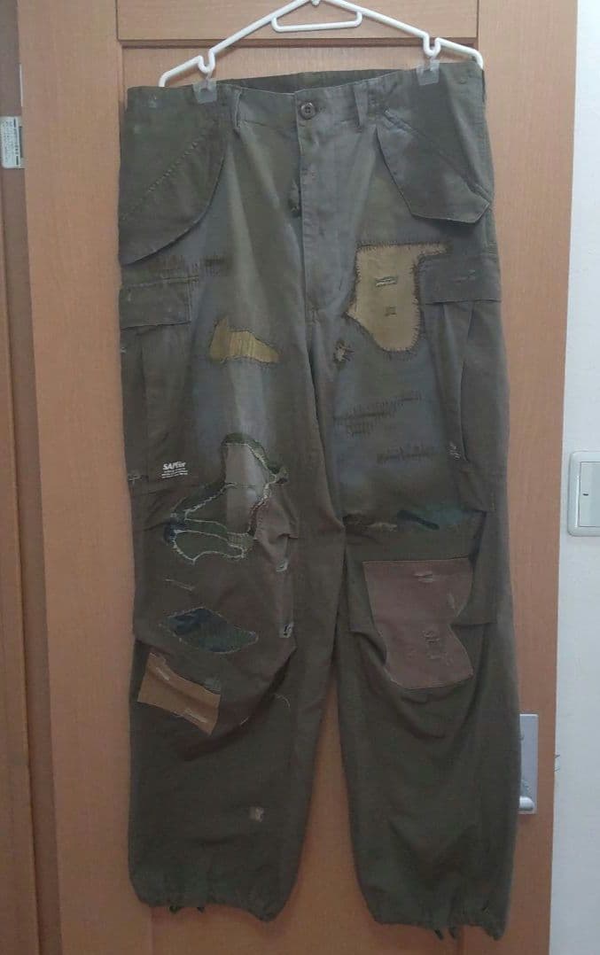 【最安値】sapeur M-65 リメイク カーゴパンツ L