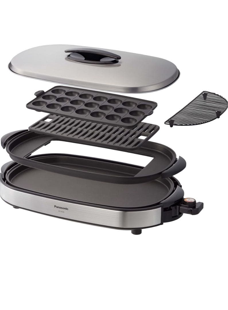 Panasonic NF-W300-S ホットプレート　新品　未使用　3枚タイプ