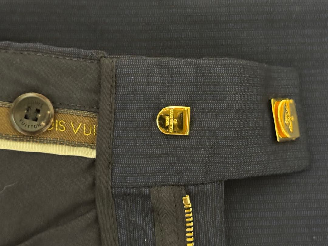 LOUIS VUITTON ルイヴィトン　メンズ スラックス　ネイビー 17AW