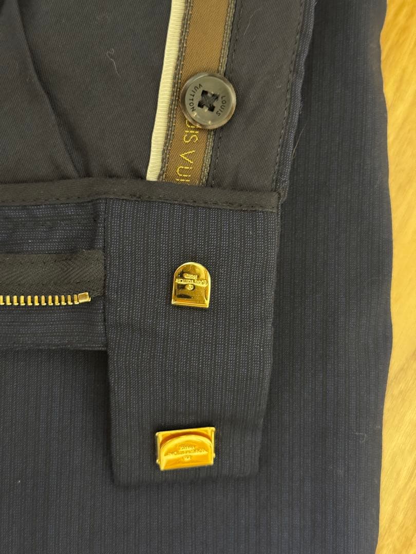 LOUIS VUITTON ルイヴィトン　メンズ スラックス　ネイビー 17AW