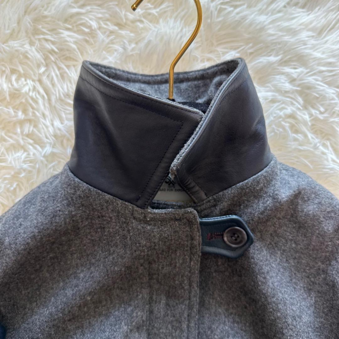 aquascutum ステンカラー　ケープコート　ポンチョ　ロング　マント