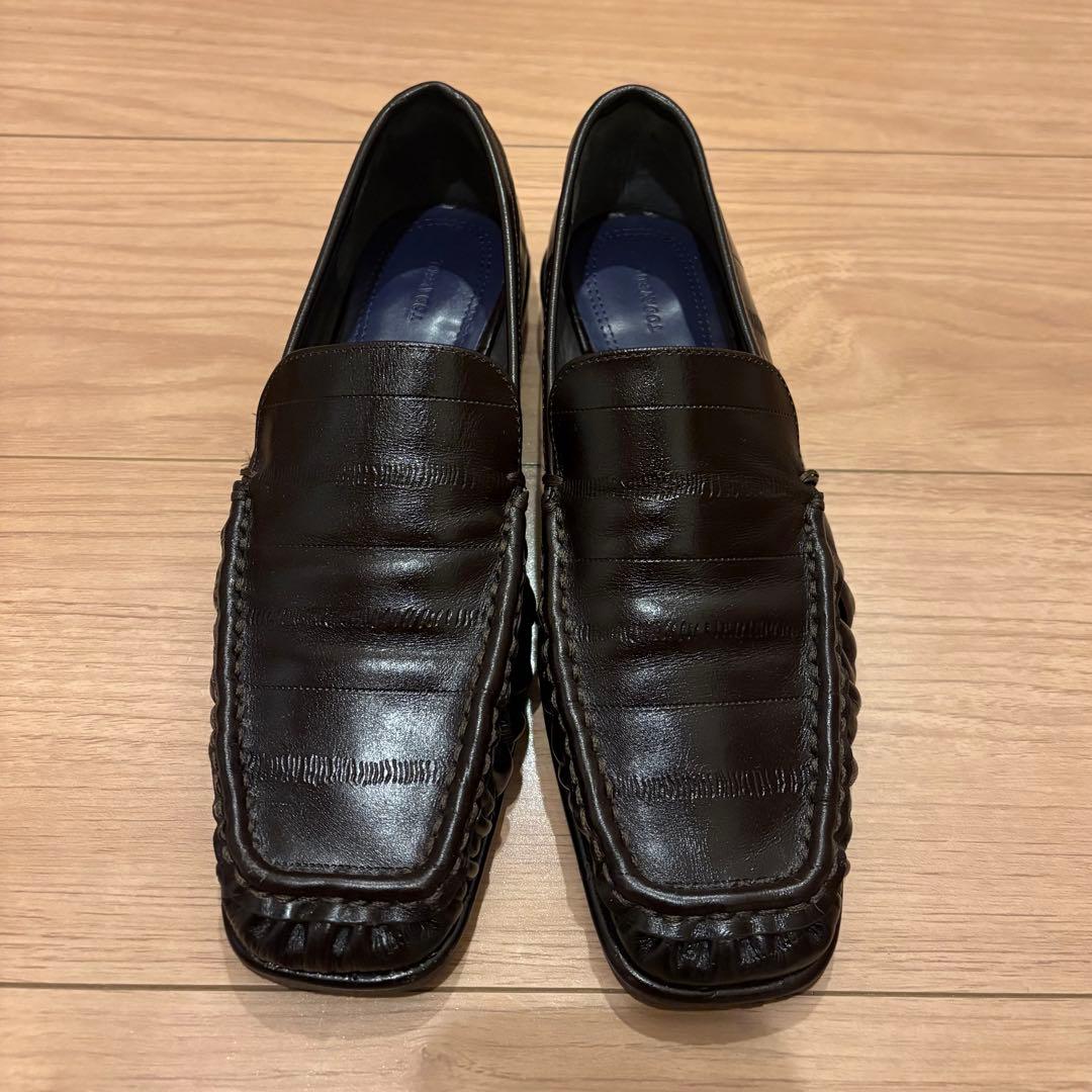 靴 todayful Squaretoe Gather Loafers 36
