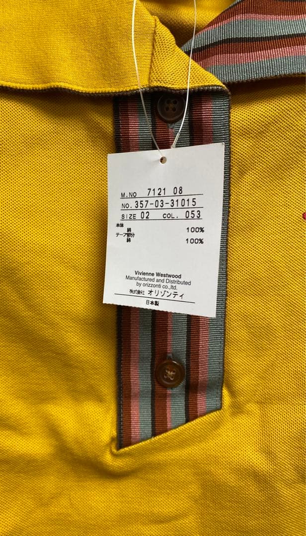 ヴィヴィアンウエストウッド　タグ付きポロ