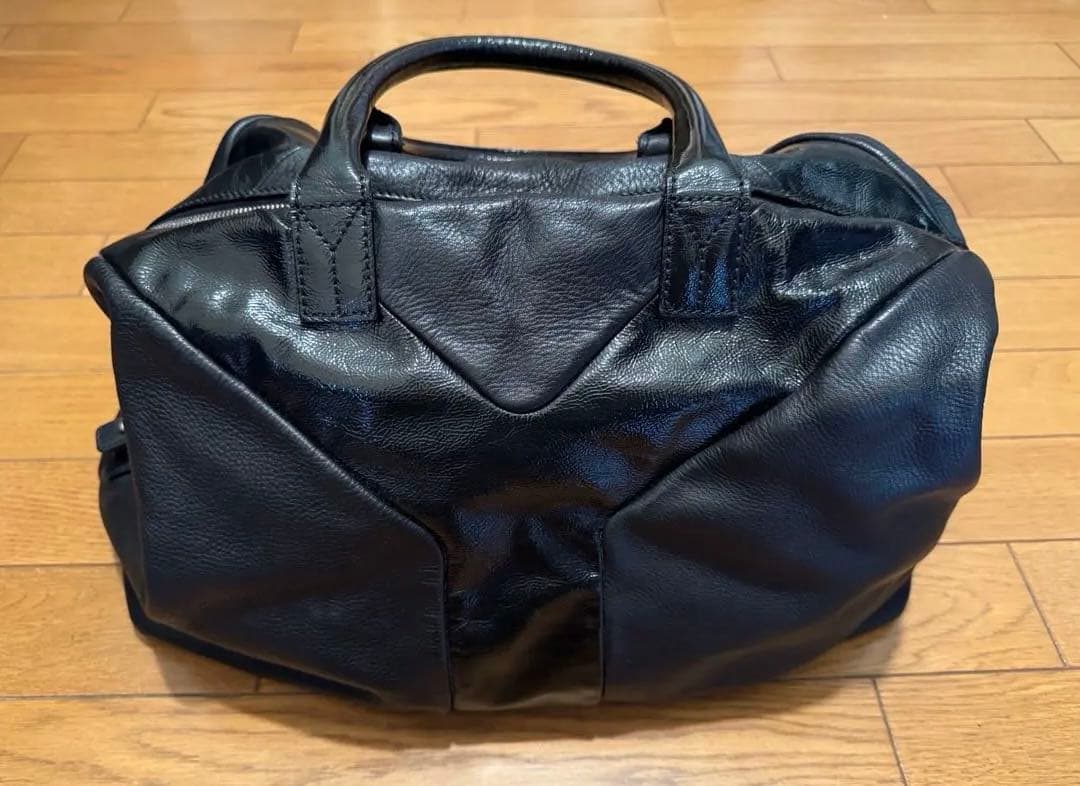 Yves Saint Laurent レザーボストンバック