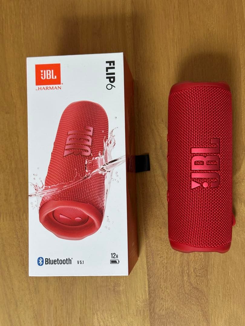 JBL FLIP6 Bluetoothスピーカー レッド 美品