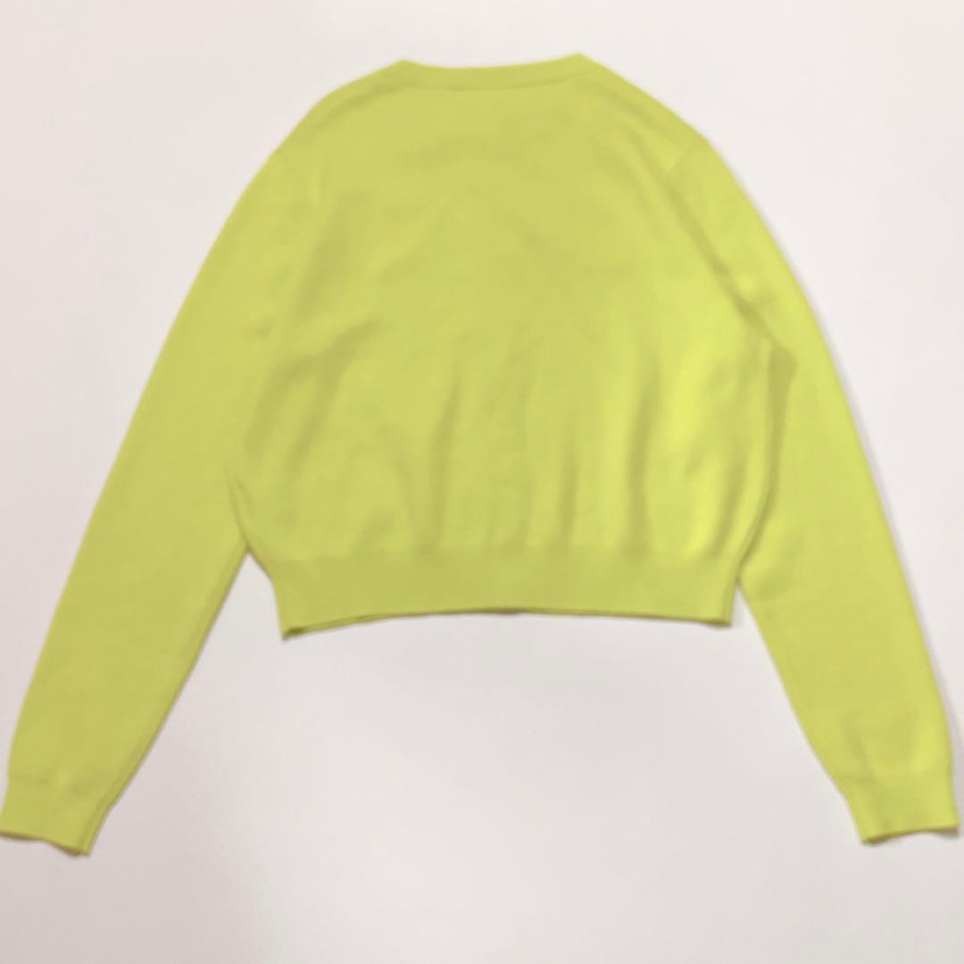 完売品★未使用級★キャバン　コットンカシミヤ クルーネックカーディガンS(673