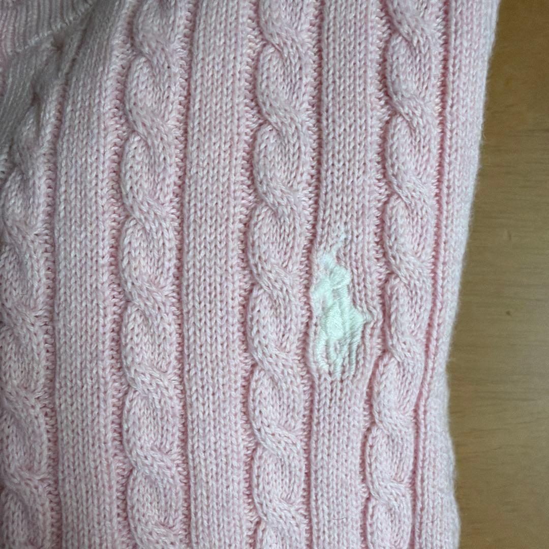 Polo Ralph Lauren ピンク カーディガン L/G