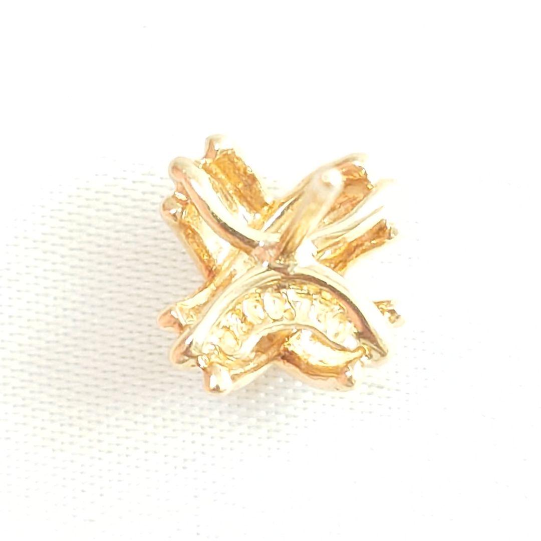 【美品】ティファニー シグネチャー クロス ピアス 片耳用 6512