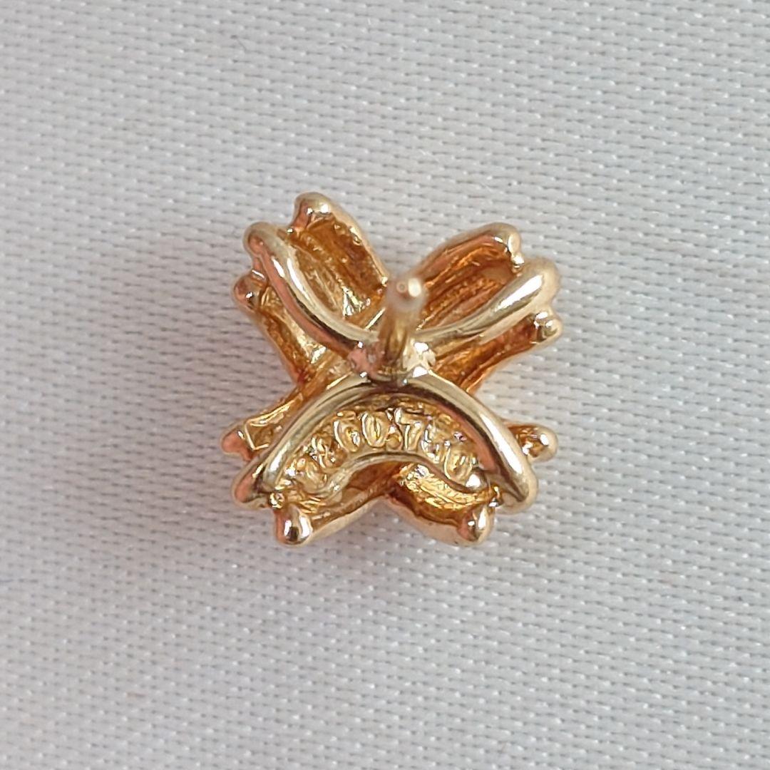 【美品】ティファニー シグネチャー クロス ピアス 片耳用 6512