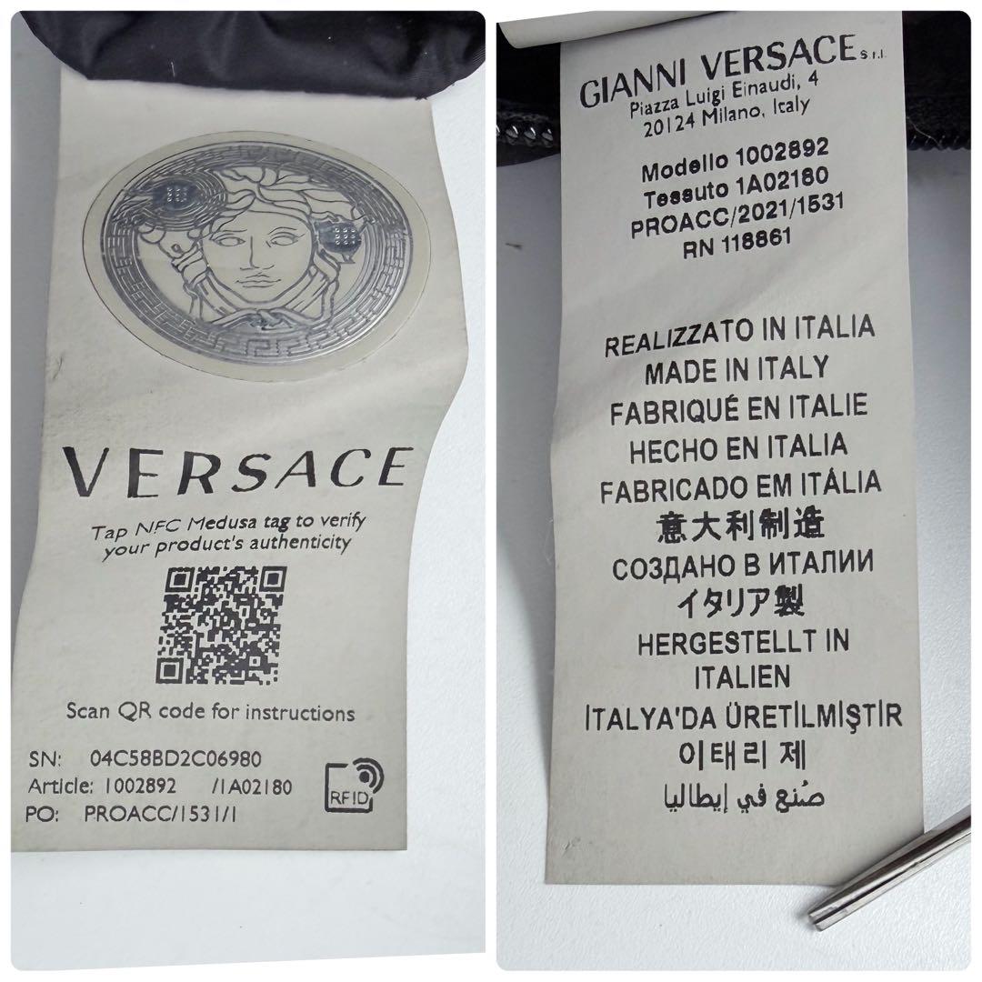 Konaヴェルサーチ　VERSACE　ショルダーバック　グレカ　ブラック