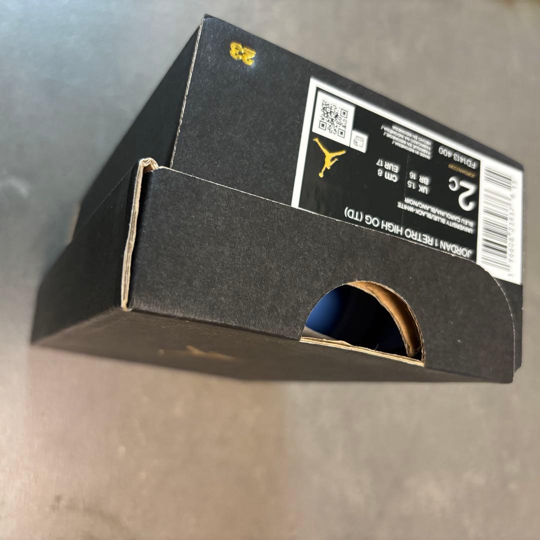 8cm 新品 即日発送 国内正規品 エアジョーダン1 ユニバーシティーブルー 青