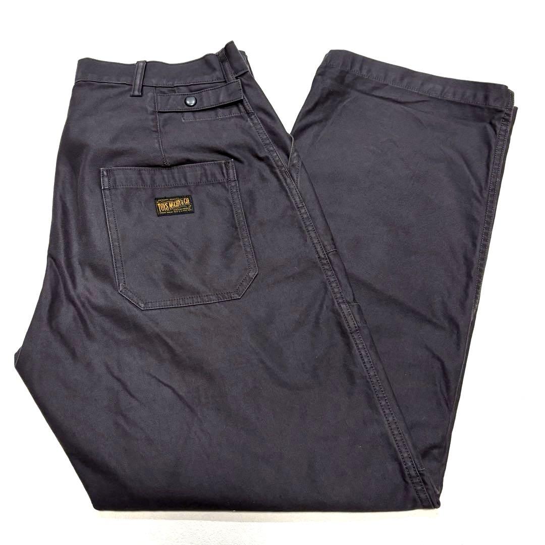 34 美品 トイズマッコイ USAF 紺 ネイビー ユーティリティトラウザーズ