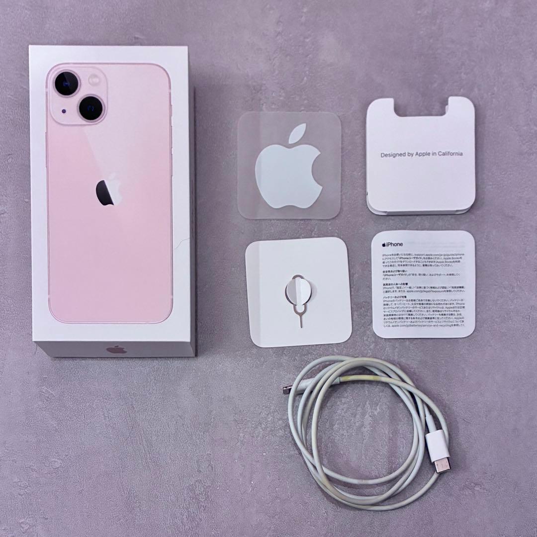 iPhone 13mini 128GB SIMフリー　ピンク　82%