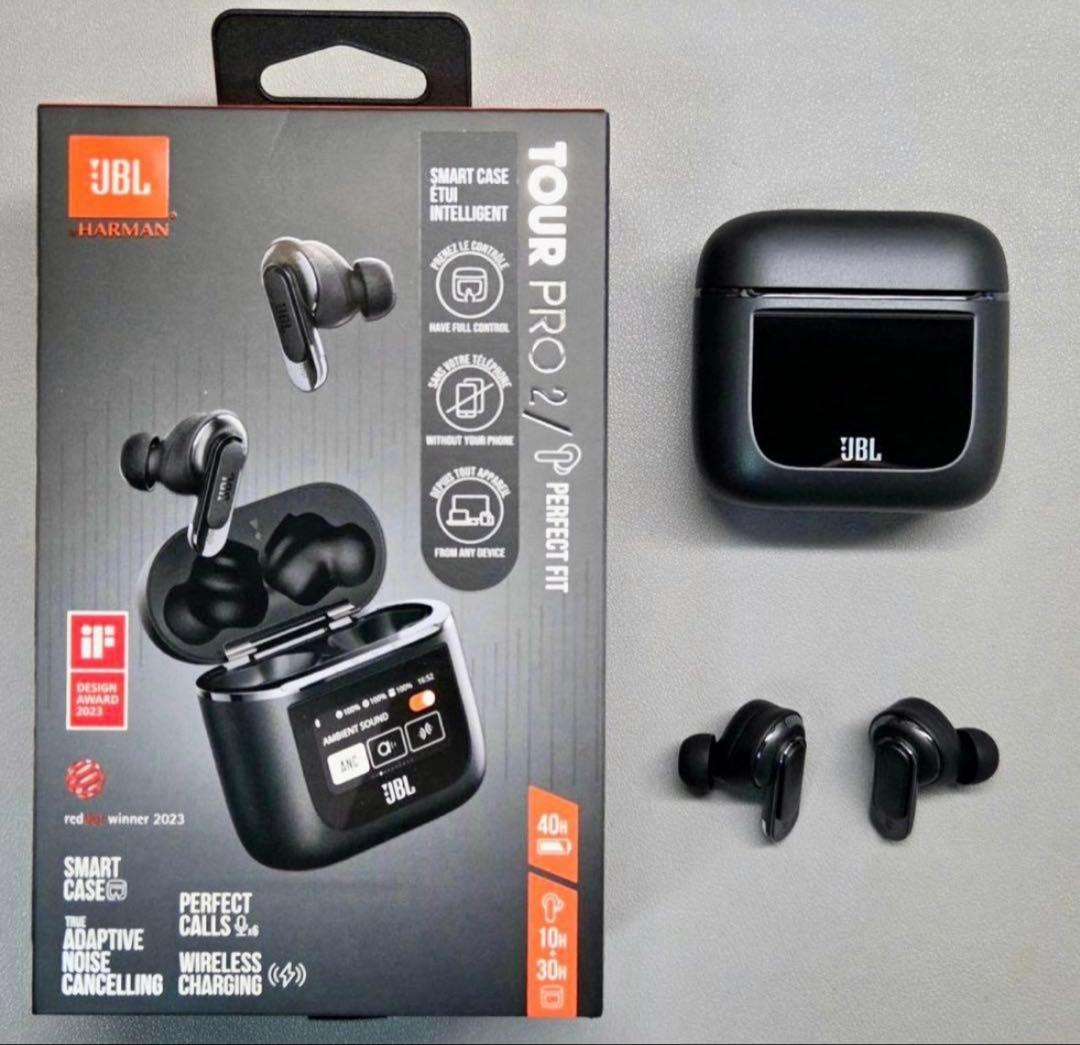 JBL Tour Pro 2 ワイヤレスイヤホン ブラック　最安値　ラスト１点