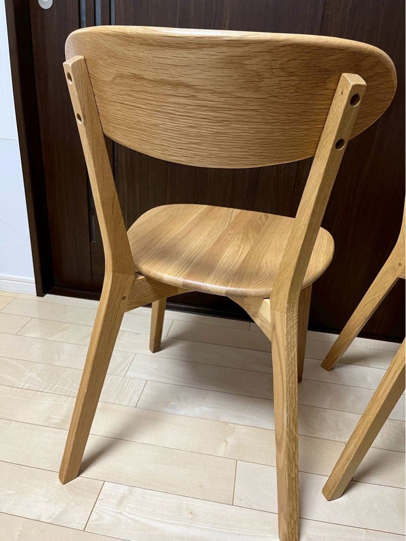 オーク無垢剤 リセノ ダイニングチェア 1脚