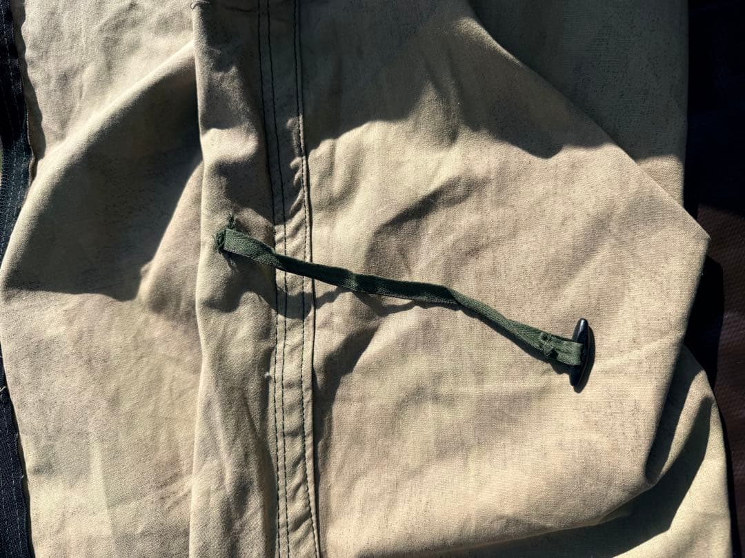 オランダ軍　ダッチアーミーテント②ＤＰＭ迷彩　補修跡有り