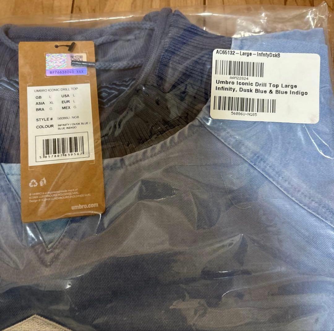 【新品未開封】UMBRO ICONIC DRILL TOPリアム　oasis ③
