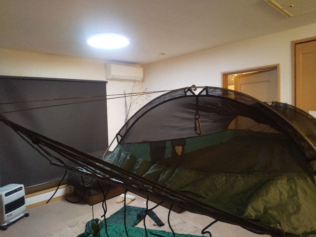 美品ローソンハンモック　アンダーキルト付きセット