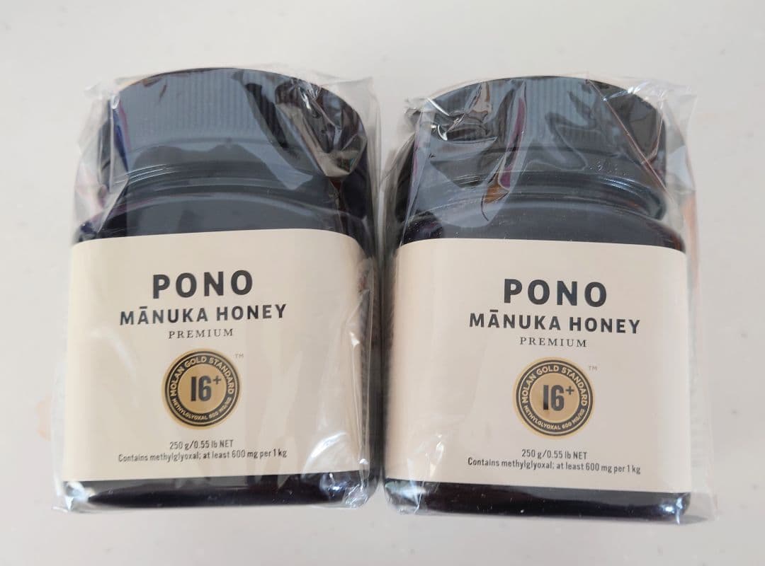 PONO マヌカハニー 250g 2個セット　MGS16+　MGO600+