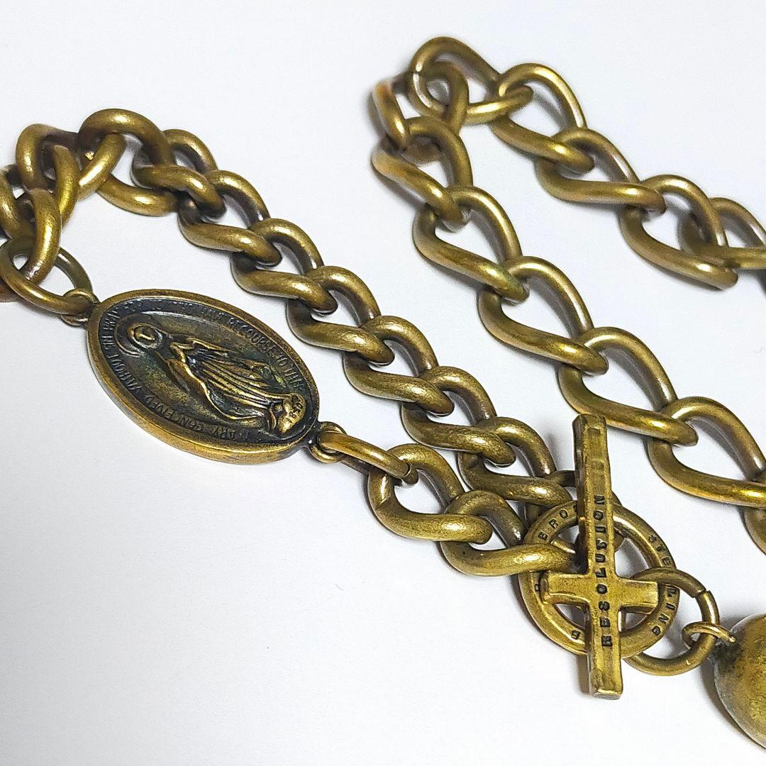 ROSH ロッシュ 真鍮製 スカル ウォレットチェーン Mother Mary2