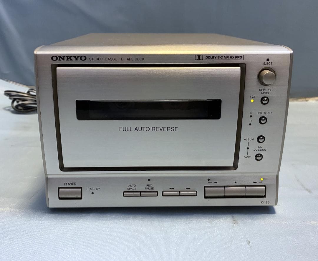 【動作OK！！】カセットデッキ　ONKYO　オンキョー　K-185