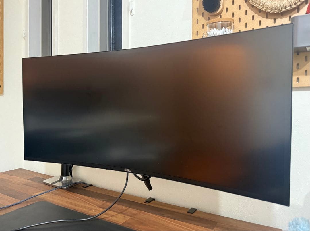 セスク　Dell曲面ウルトラワイドモニター & エルゴトロンモニターアーム