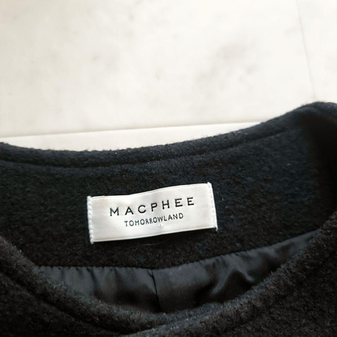 あき様♥　美品♪ マカフィー　シープパイル クルーネックジレ　36