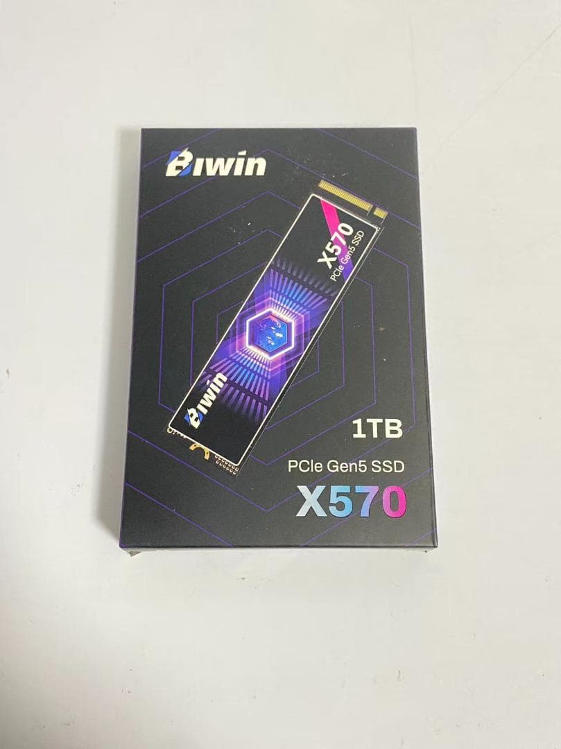 新品 Biwin X570 PCIe Gen5.0 M.2 SSD 1TB
