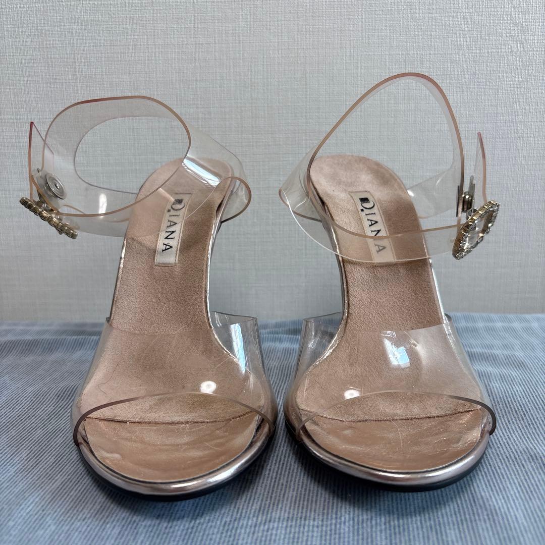 JBBF/マッスルゲート等用　DIANA クリア アンクルストラップ サンダル