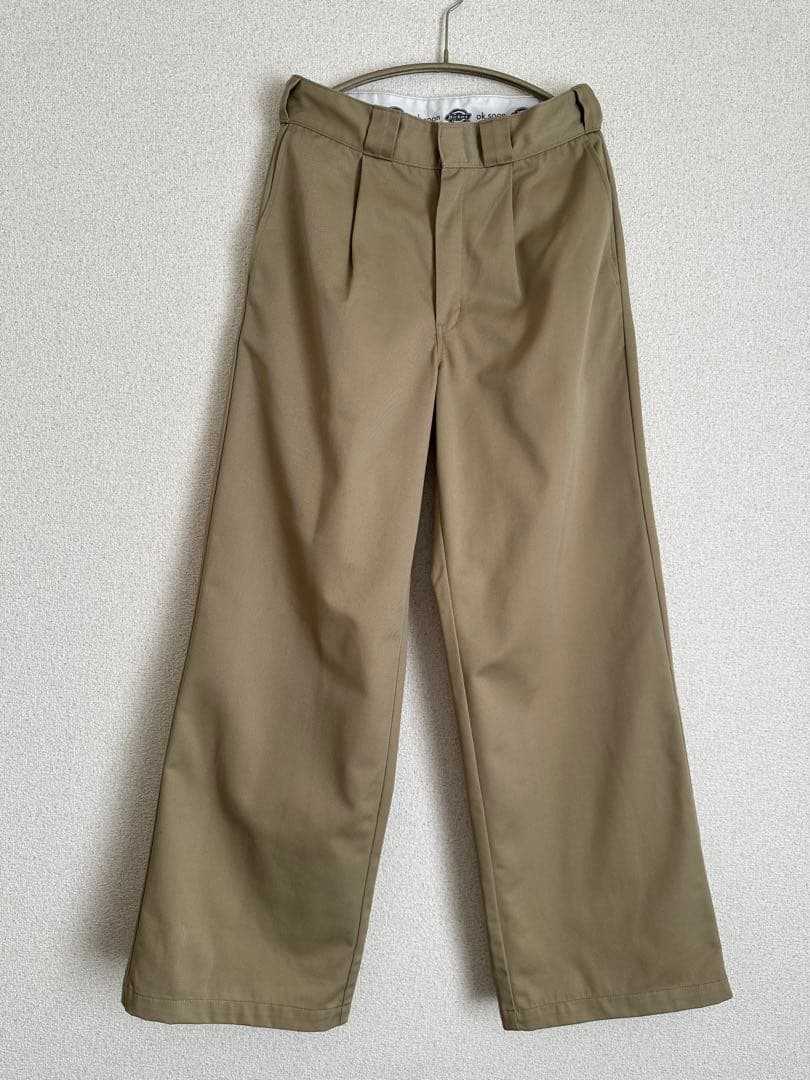 ok.soon dickies ワイドチノパン　ベージュ　オクスン