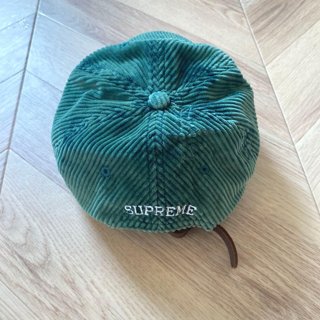 supreme キャップ　グリーン