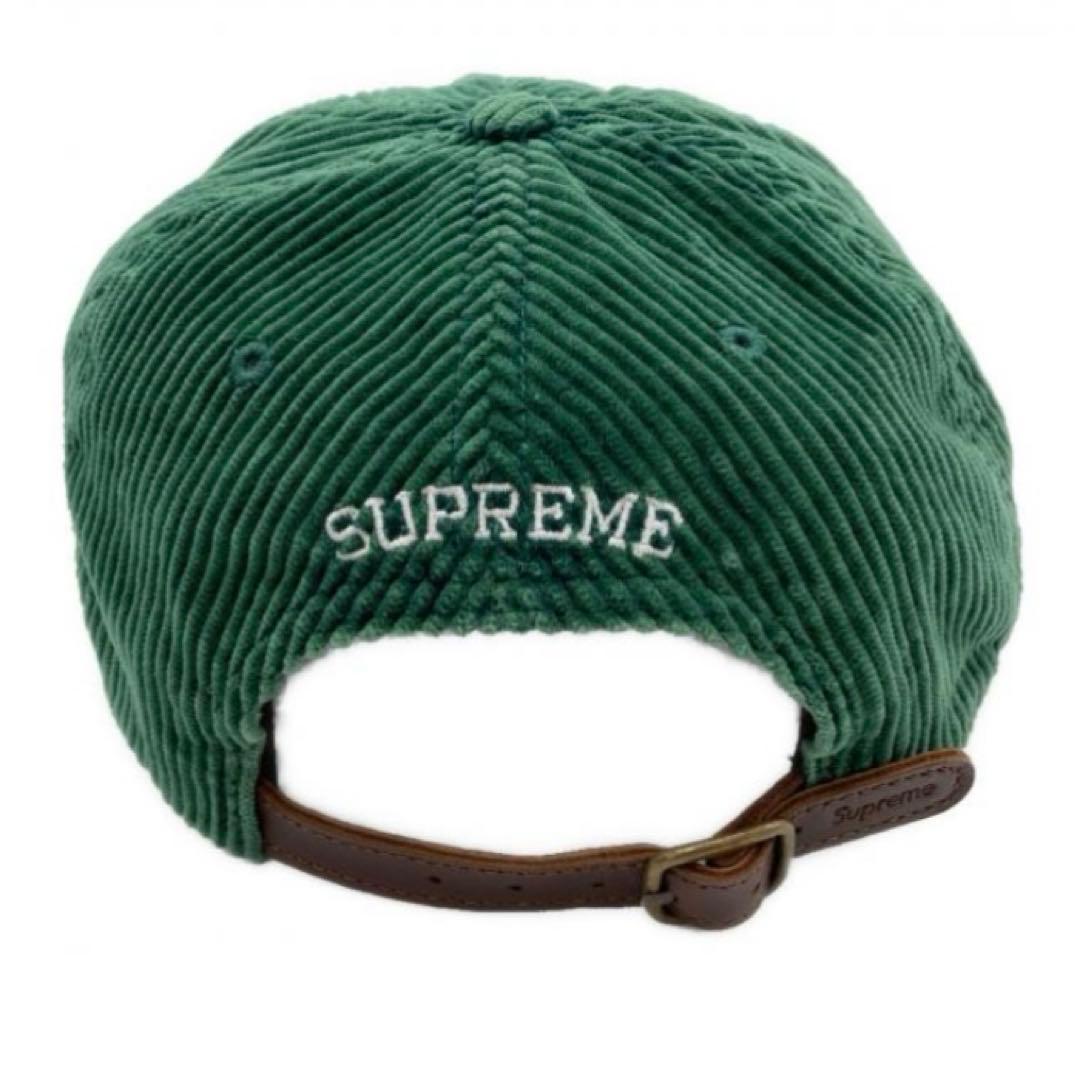 supreme キャップ　グリーン