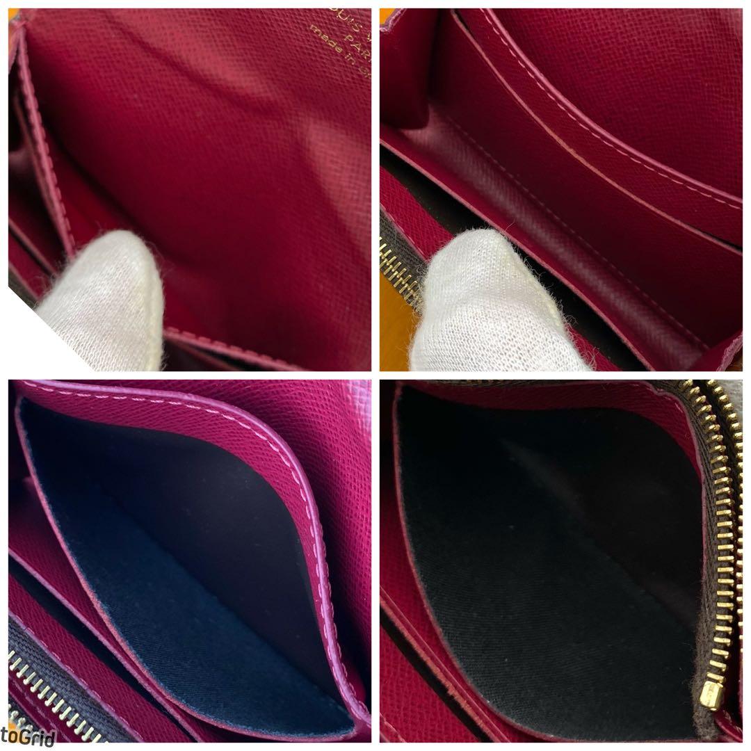 ルイヴィトン モノグラム ポルトモネ ロザリ フューシャピンク 小銭入れ