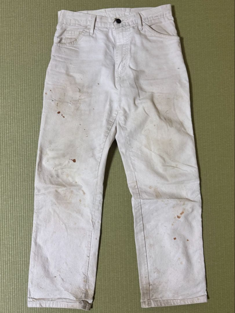 Dickies ペインターパンツホワイト　30x30