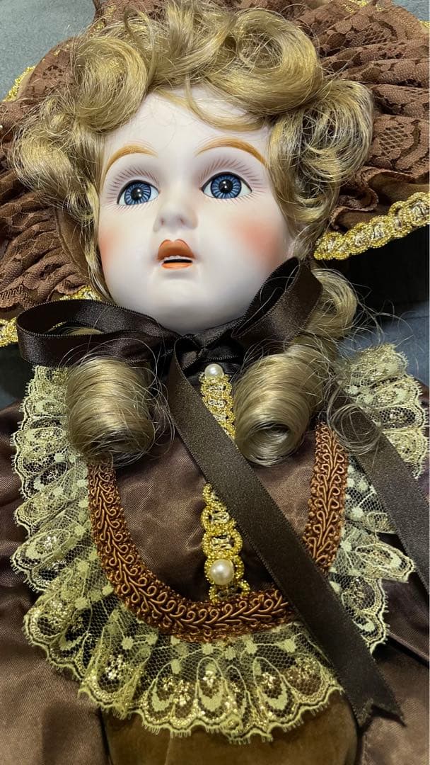 値下げ　ベベジュモー　ビスクドール　アンティークドール　Bebe jumeau