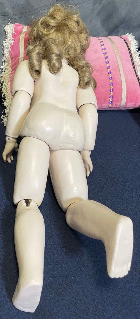 値下げ　ベベジュモー　ビスクドール　アンティークドール　Bebe jumeau