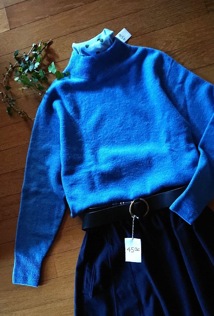 45R☆本革 リングベルト/ダークブラウン♪