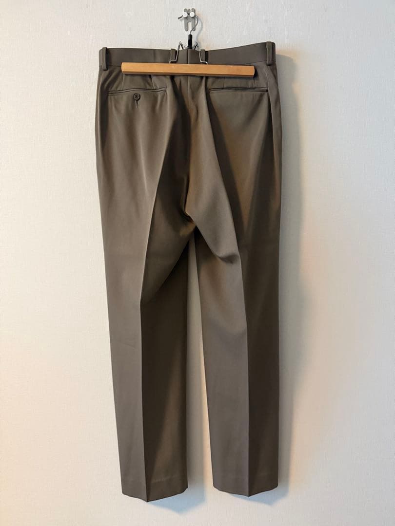 AURALEE　オーラリー　ライトウールマックスギャバジンスラックス