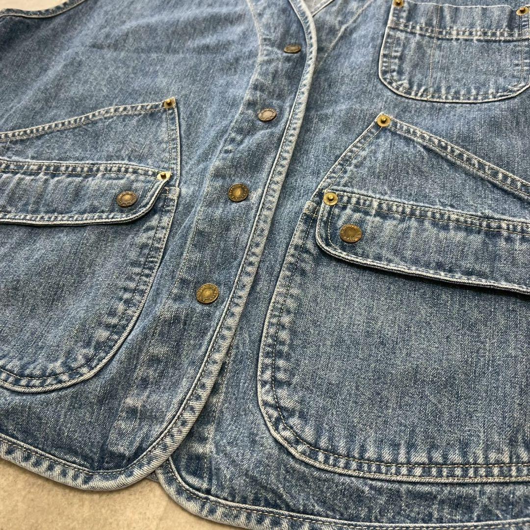 80s L.L.Been エルエルビーン　デニム　ハンティングベスト　ビンテージ