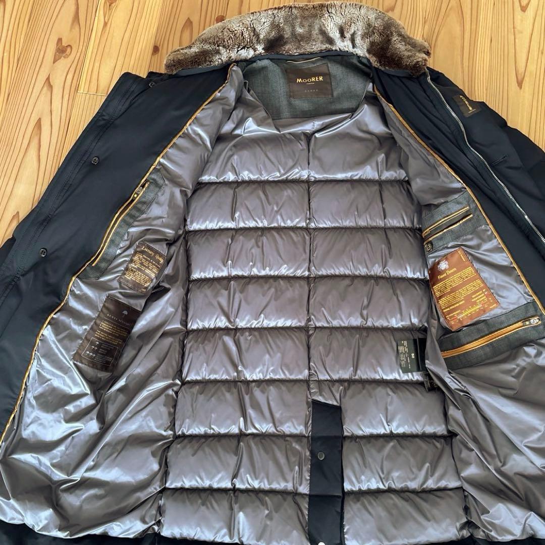 美品　MOORER NETTUNO-KN1 ダウンジャケット サイズ50