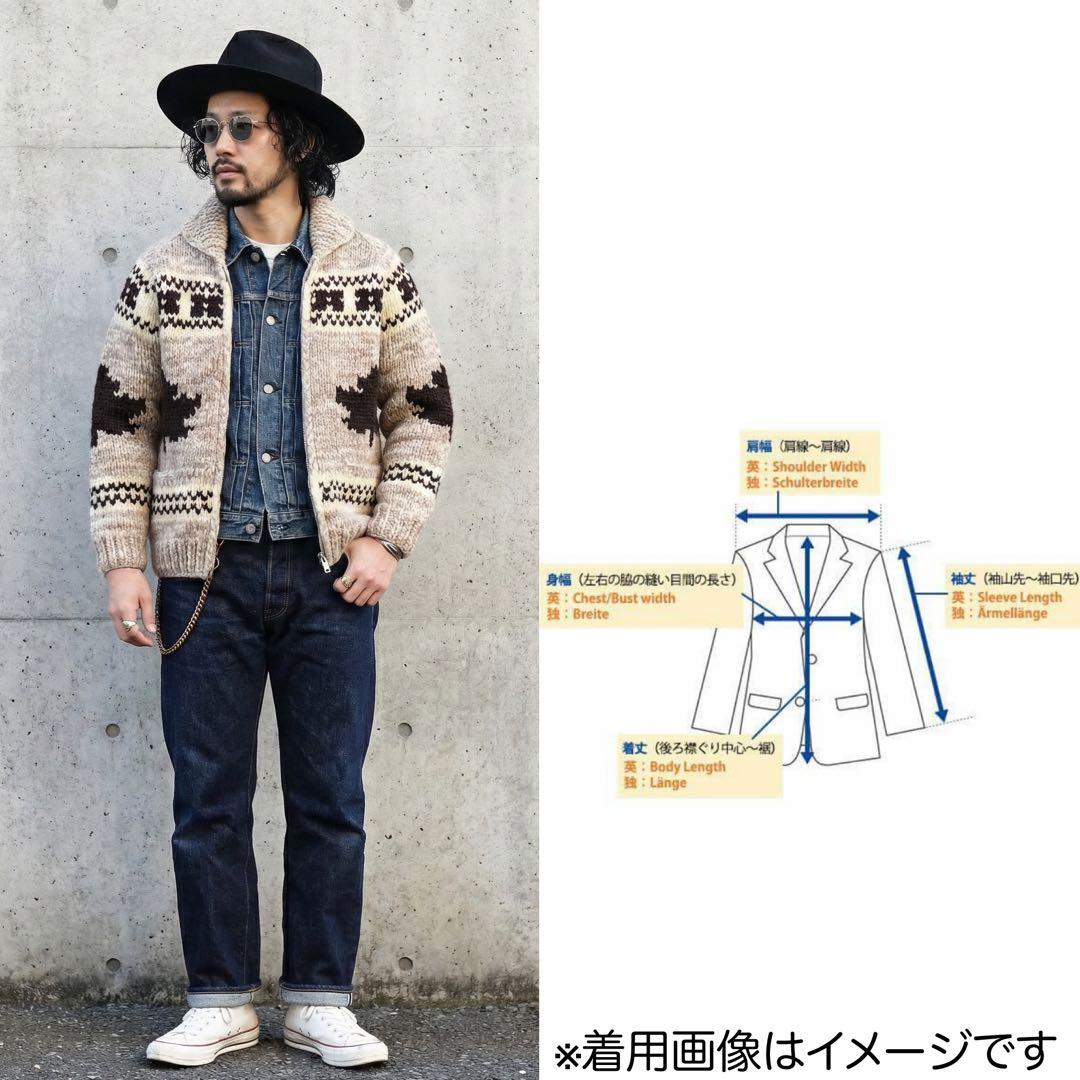 美品★L★KANATA★カウチンニット★メープル リーフ★カナダ製★カーディガン