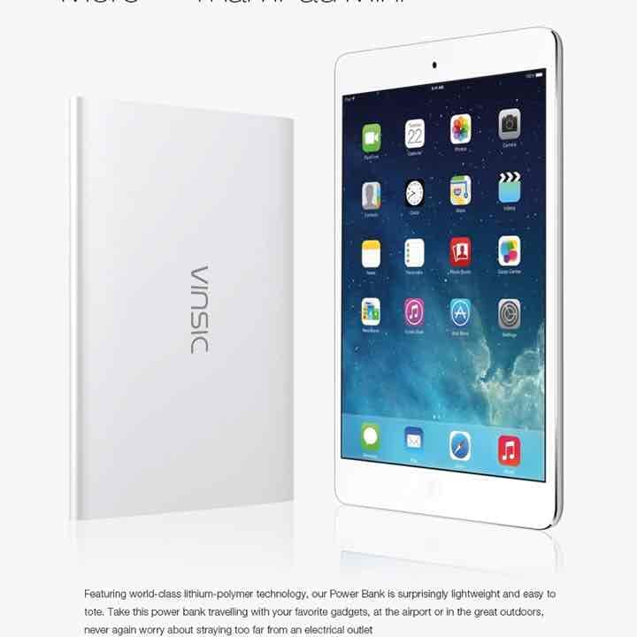 ブランドVINSIC (超大容量）20000mAh ポータブルチャージャー 4色