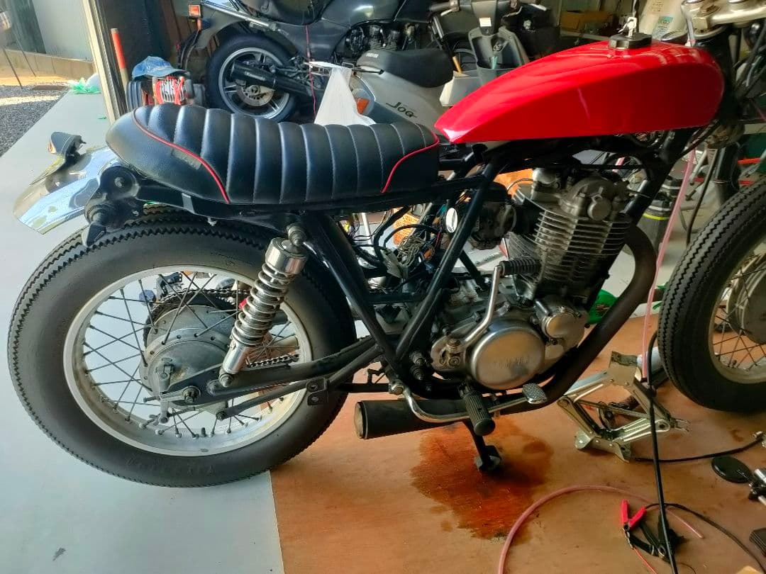 WM ロードトラッカー アルミタンク SR400/SR500 レッド