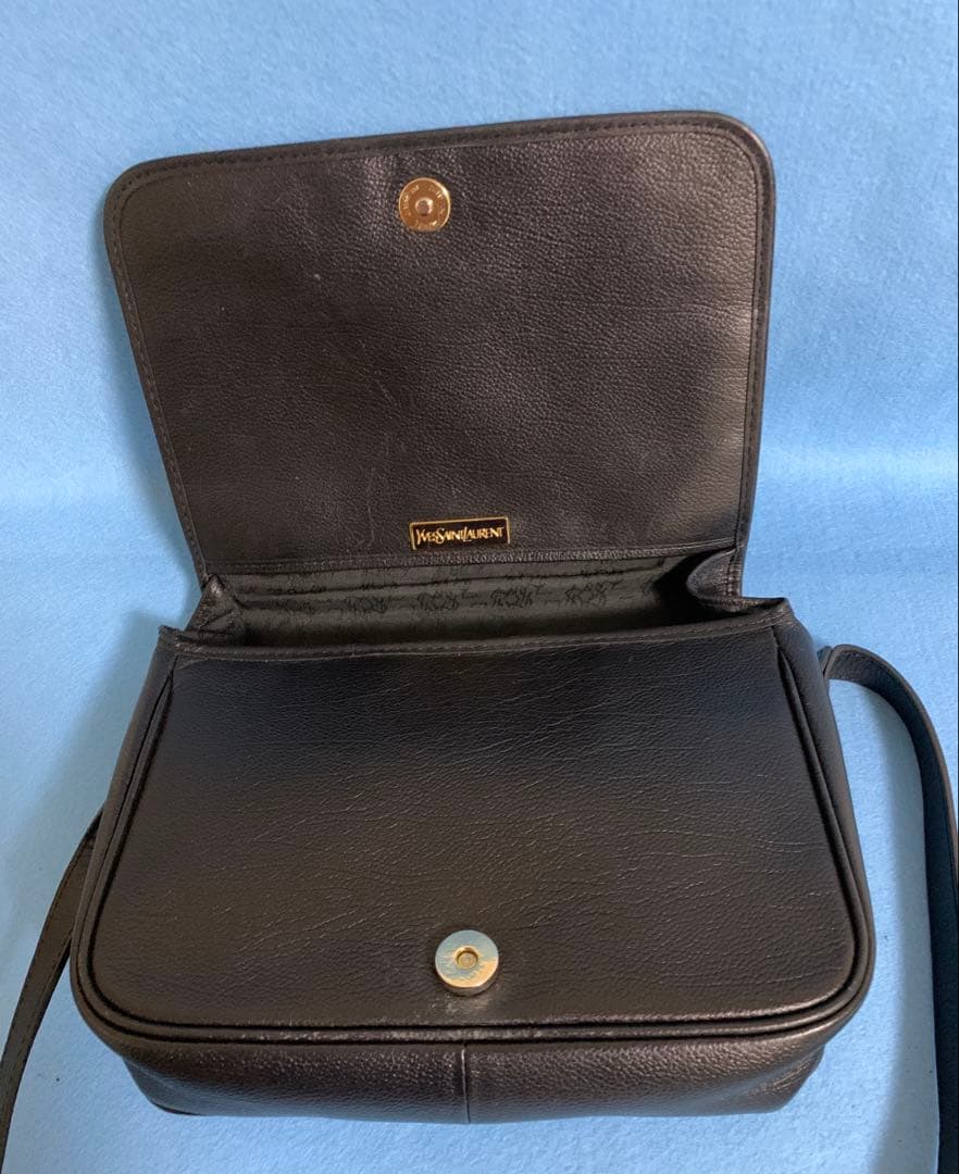 ヴィンテージ イヴ・サンローラン YSL 刻印 ショルダ-バッグ