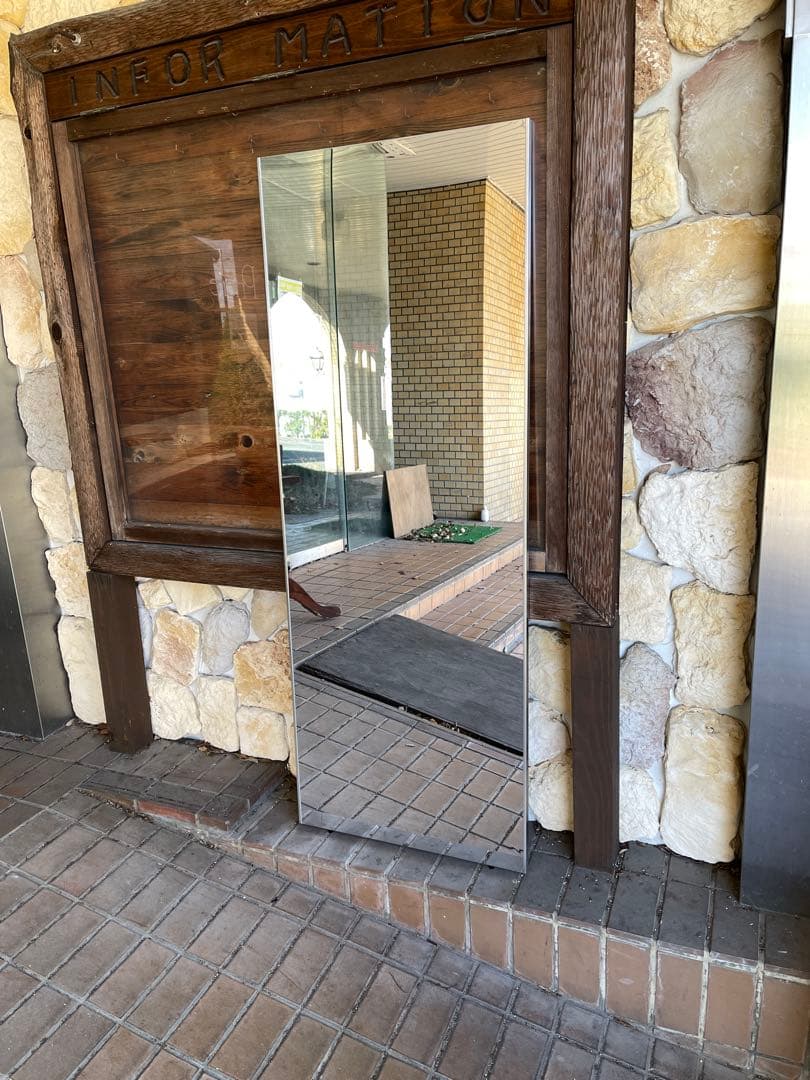 ほぼ新品 brisafe 割れない鏡 壁掛けミラー 60X160CM 226番