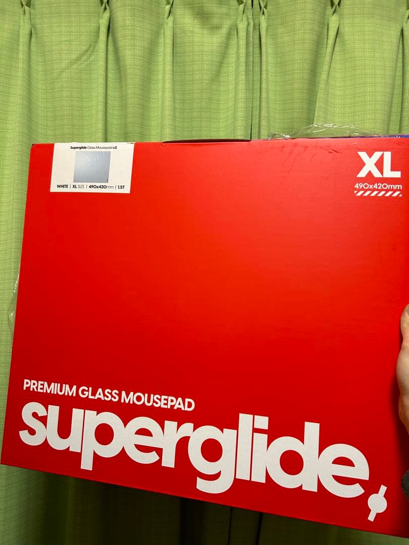 pulsar superglide v2 XL White ガラスマウスパッド